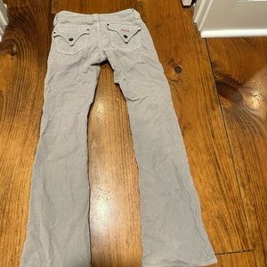 Hudson flare grey corduroy pants. Excellent condition. Size 26